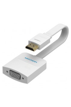 Cáp chuyển đổi HDMI sang VGA dẹt (audio + nguồn) Vention ACKWB